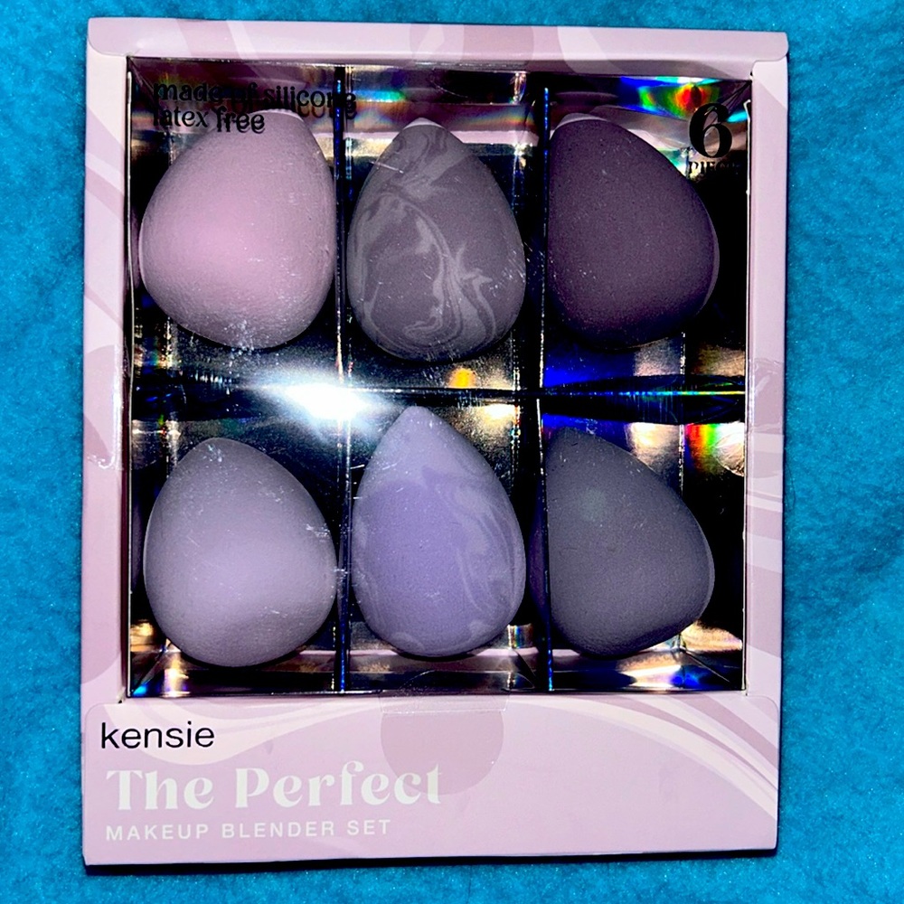 Kensie The Perfect Makeup Blender Set -made of silicone latex free- lavender